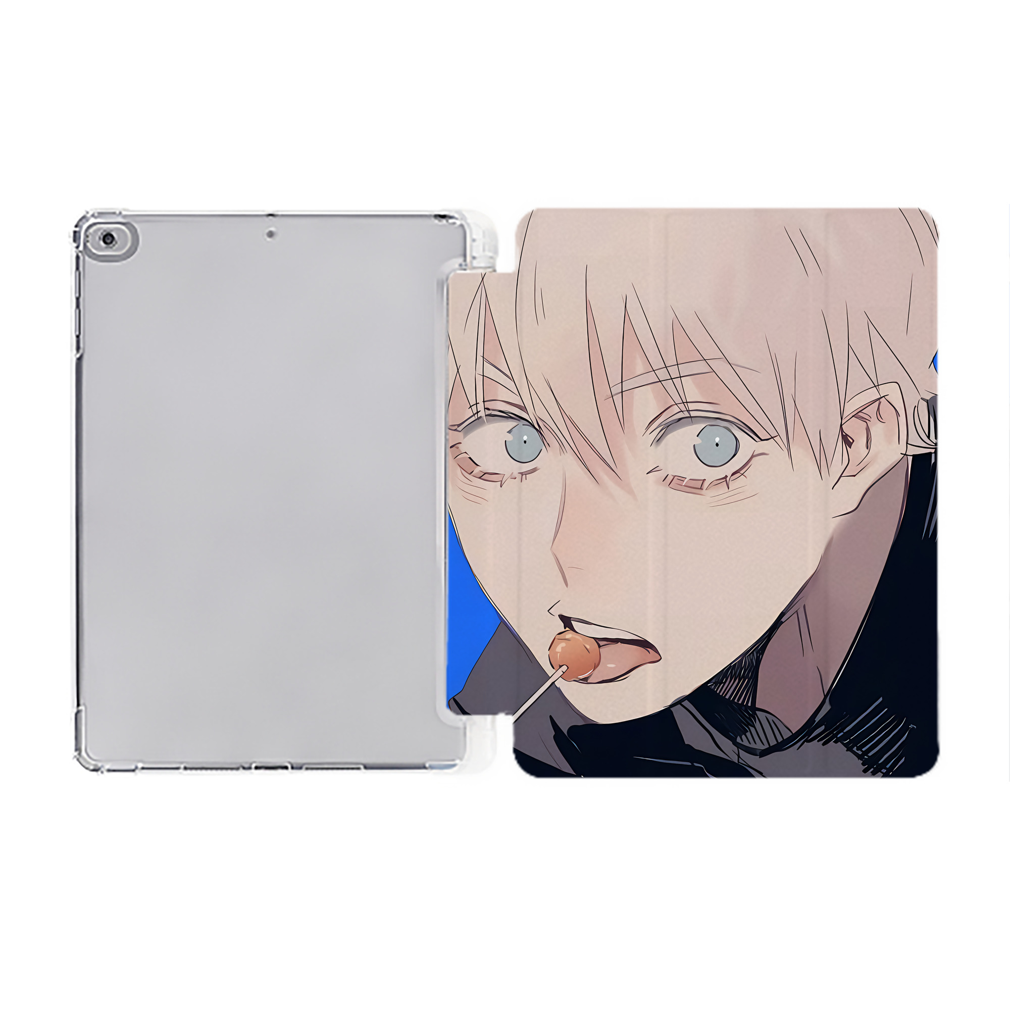 （画像用） SPY×FAMILY间谍家家酒 IPad ケース ペン収納付き 三つ折りスタンド PUレザー×シリコン 対応機種9.5/10.5/10.9インチ